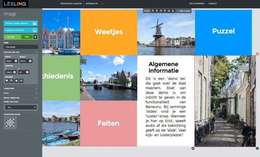 LesLinq, online lessen maken, delen en monitoren