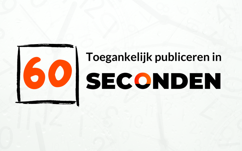 Toegankelijk publiceren in 60 seconden: alternatieve tekst bij klikbare afbeeldingen