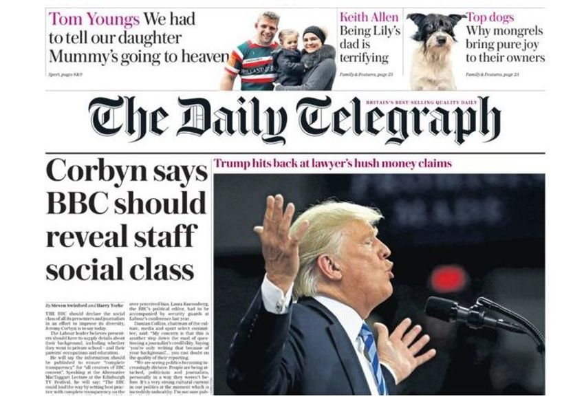 Geruchtenmachine: 'Mediahuis heeft interesse in Telegraph-titels'