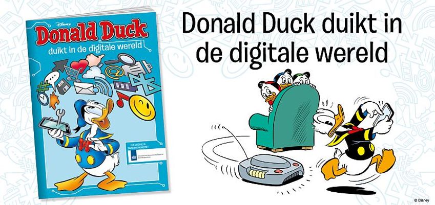Speciale Donald Duck over digitale wereld; exclusief voor onderwijs