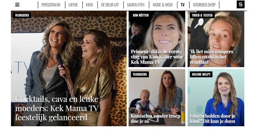 Kek Mama lanceert Kek Mama TV