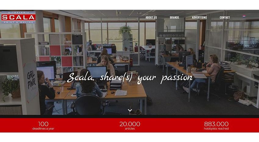 Uitgeverij Scala lanceert internationale site en magazine
