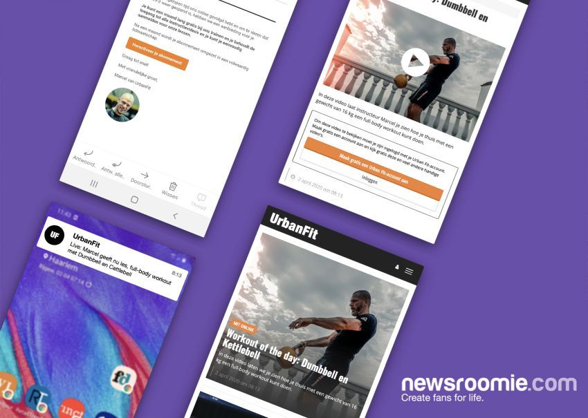 Interactieve livevideo via Newsroomie