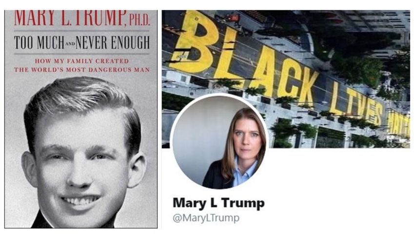 Trump familie wil juridische stappen tegen boek van nicht Mary. L. Trump