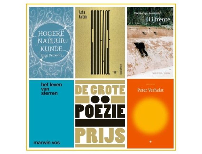 Nominaties Grote Poëzieprijs bekend gemaakt