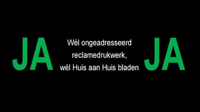 Uitgevers tegen Ja/Ja-sticker