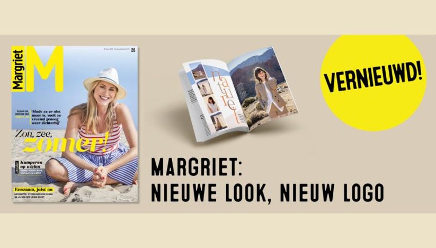 Nieuwe look en nieuw logo voor Margriet