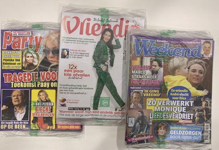  Audax verpakt tijdschriften in duurzame suikerrietfolie 
