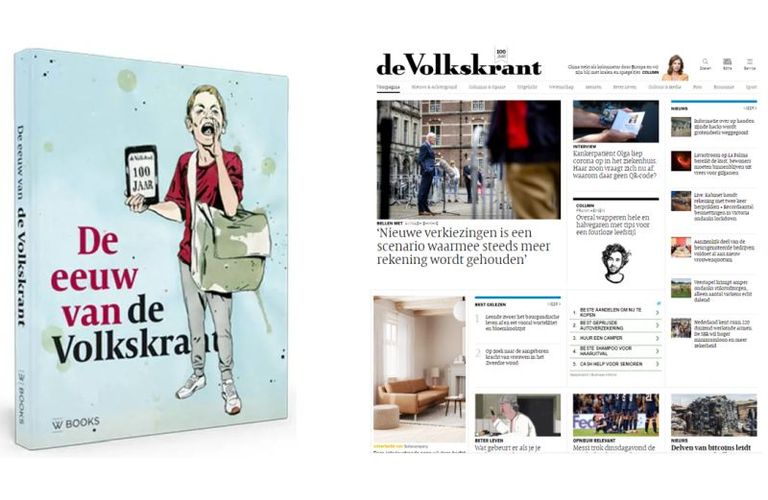 De Volkskrant viert 100-ste verjaardag