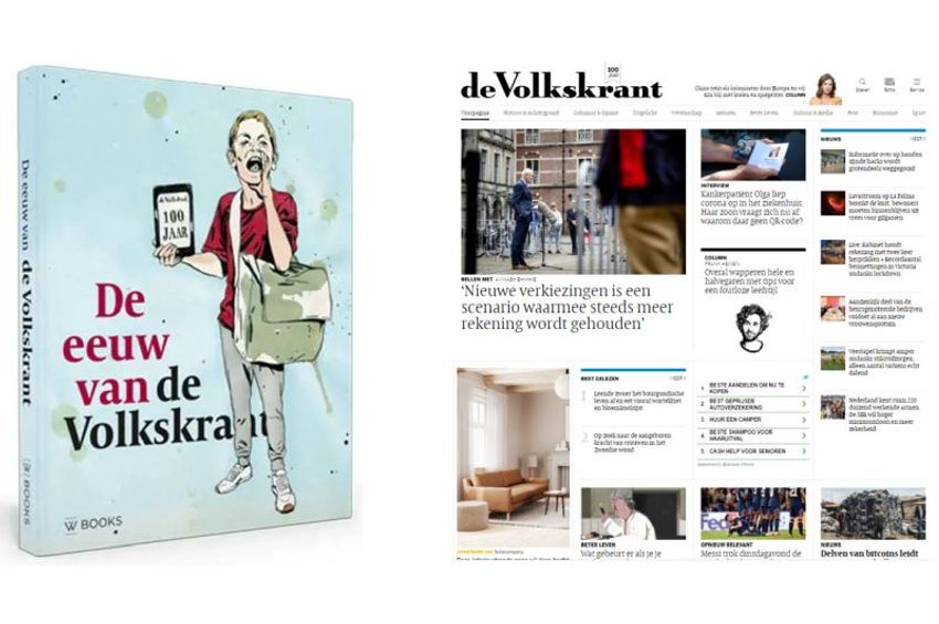 De Volkskrant viert 100-ste verjaardag