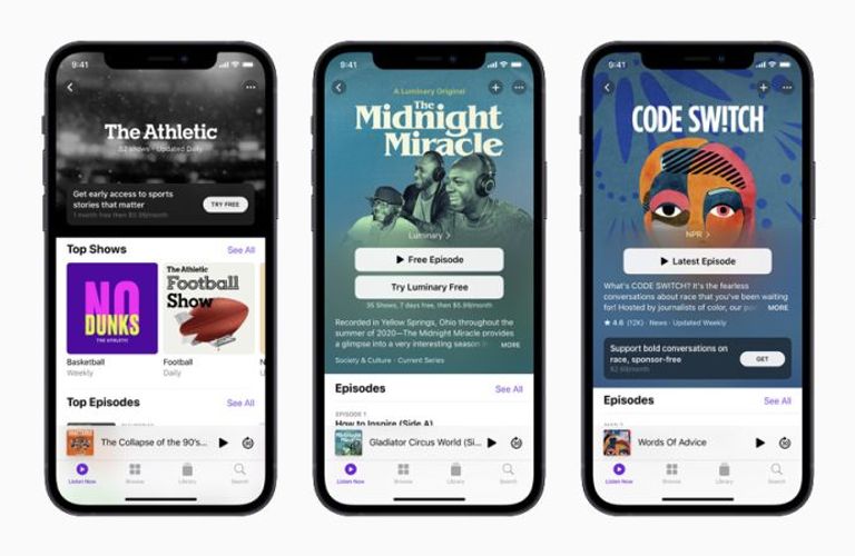 Apple lanceert abonnementendienst voor podcasts
