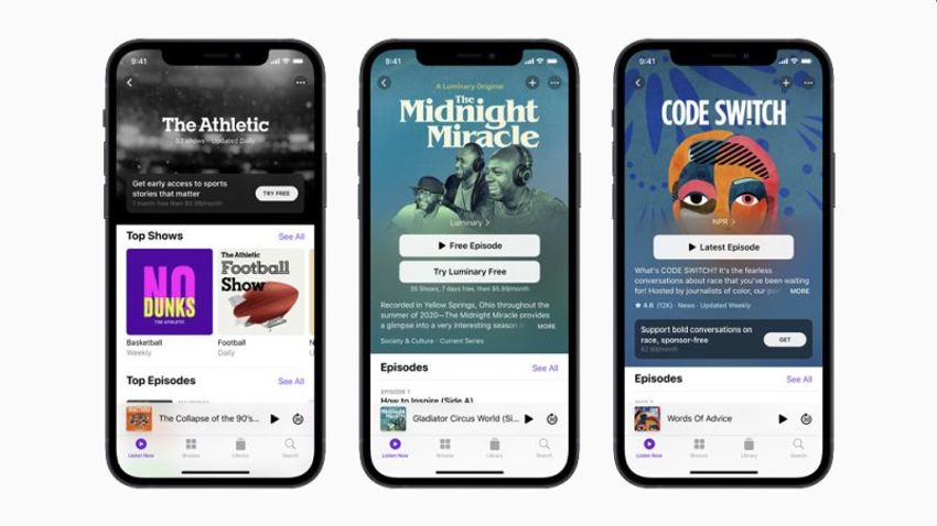 Apple lanceert abonnementendienst voor podcasts