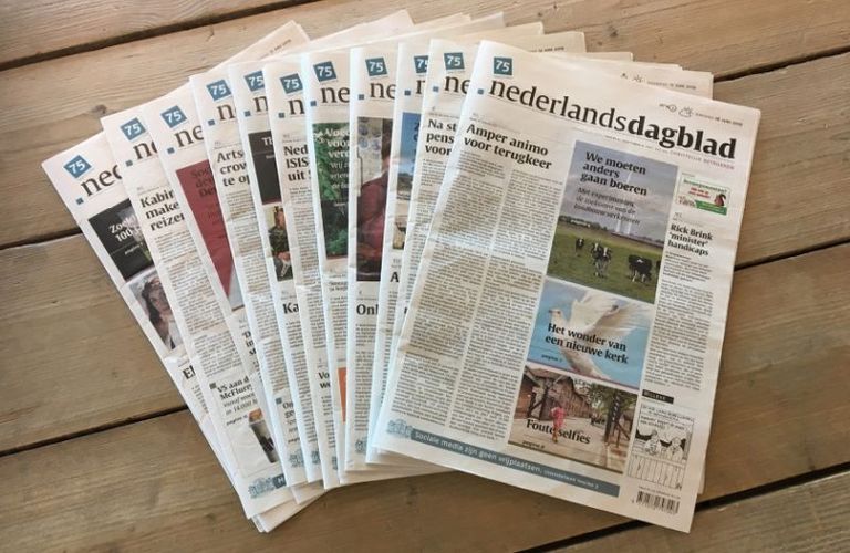 Nederlands Dagblad boekt ruim twee ton winst in 2020