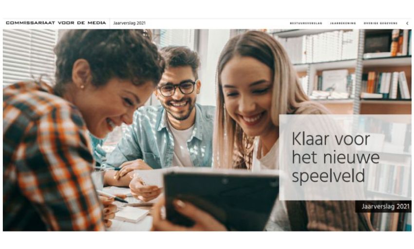 Commissariaat voor de Media Jaarverslag 2021: Klaar voor het nieuwe speelveld