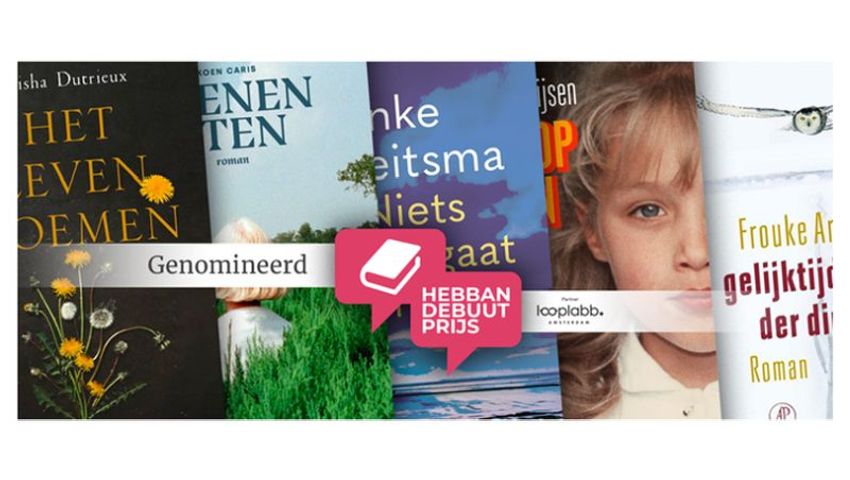 Shortlist Hebban Debuutprijs 2022 bekend