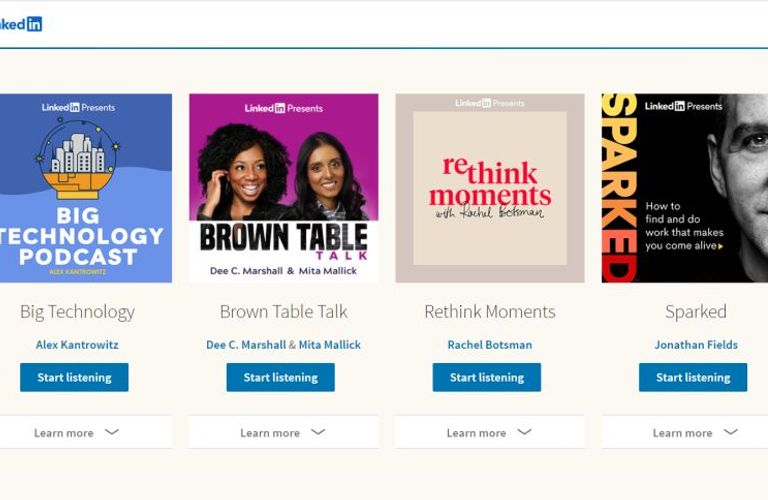 LinkedIn start eigen podcast-netwerk