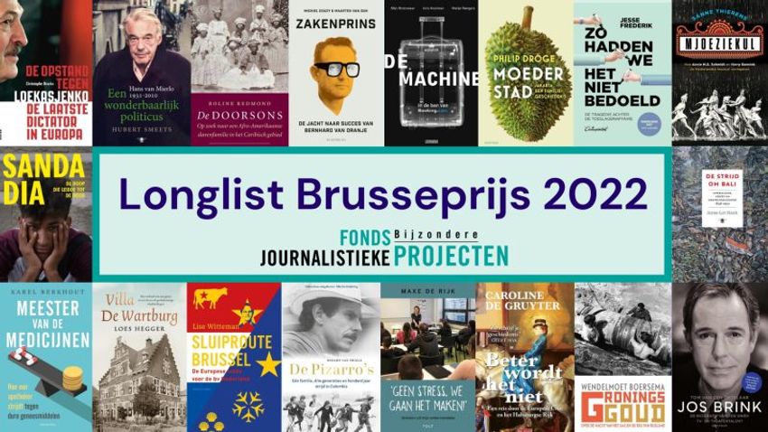 Deze boeken staan op de longlist van de Brusseprijs 2022