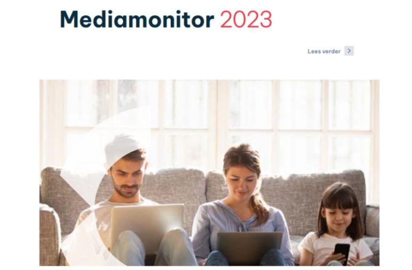 Mediamonitor 2023: Kloof in mediagebruik tussen generaties steeds groter