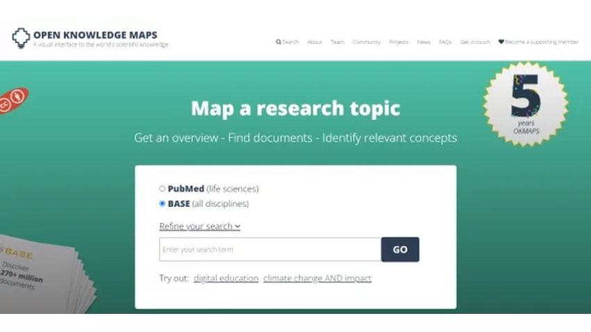 KB steunt Open Knowledge Maps