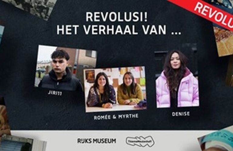 Lesmateriaal bij tentoonstelling Revolusi! Indonesië onafhankelijk voor iedereen toegankelijk