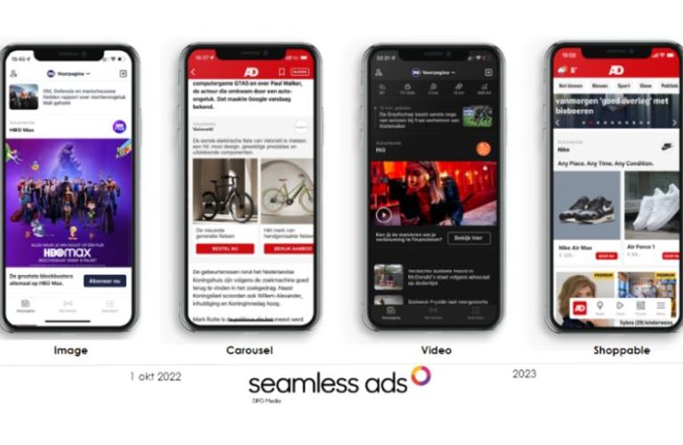 DPG Media lanceert Seamless ads: nieuwe standaard voor display advertenties