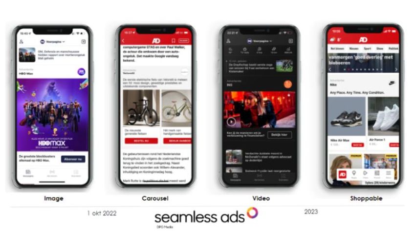 DPG Media lanceert Seamless ads: nieuwe standaard voor display advertenties