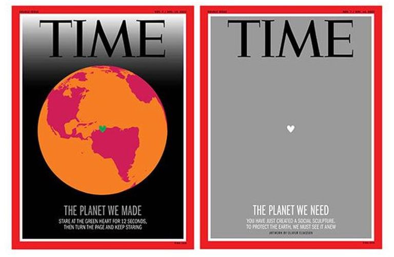 Time Magazine maakt interactieve cover om aandacht op klimaatcrisis te vestigen
