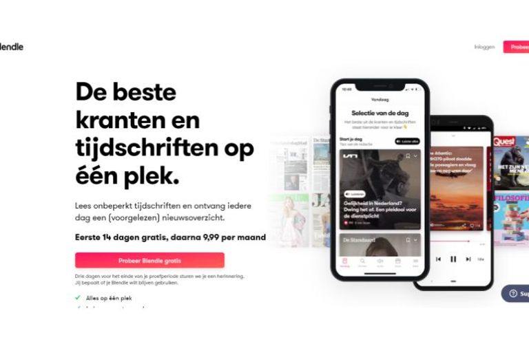 Blendle viert10 jaar met een flink uitgebreid aanbod en nieuwe features
