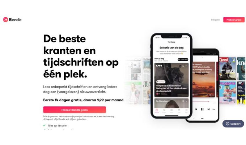 Blendle viert10 jaar met een flink uitgebreid aanbod en nieuwe features
