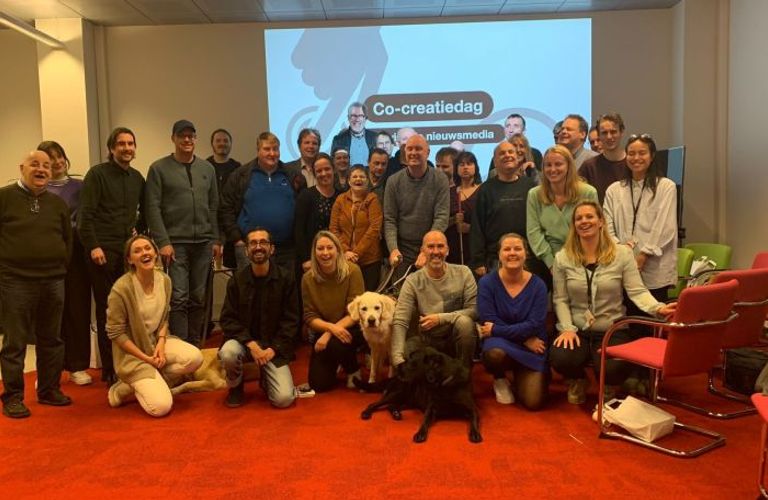 NPO organiseert co-creatiedag met blinden en slechtzienden