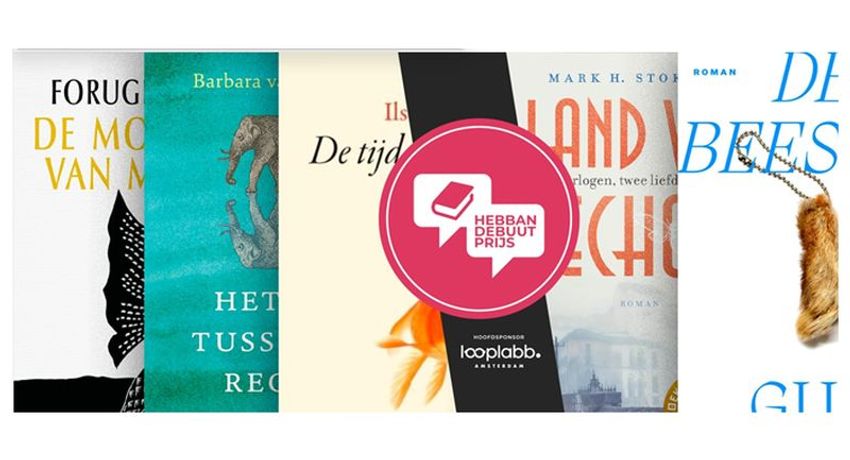 Shortlist Hebban Debuutprijs 2023 bekend