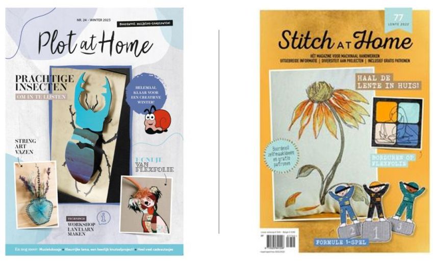Scala Crossmedia neemt 2 nieuwe titels over: Stitch at Home en Plot at Home