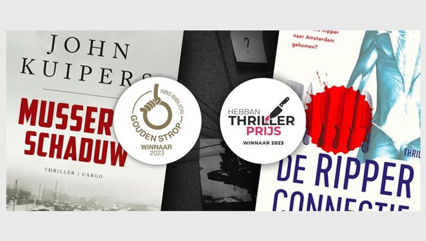 Winnaars NBD Biblion Gouden Strop en Hebban Thrillerprijs bekend gemaakt