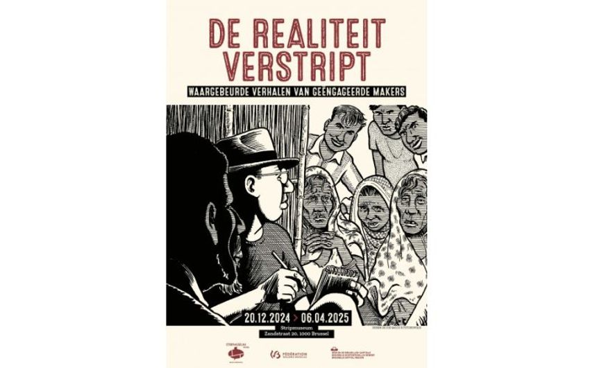 Brussels Stripmuseum opent tentoonstelling over documentaire strips