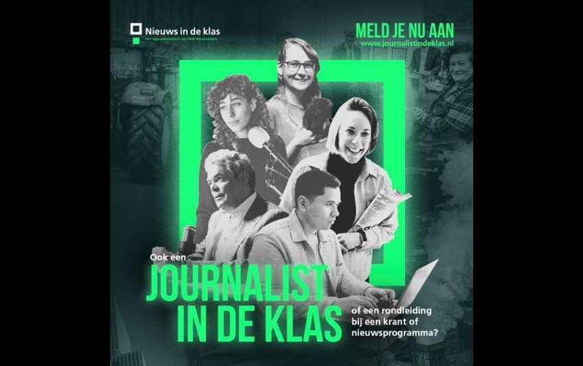 ‘Journalist in de klas’ brengt jongeren en journalisten met elkaar in contact