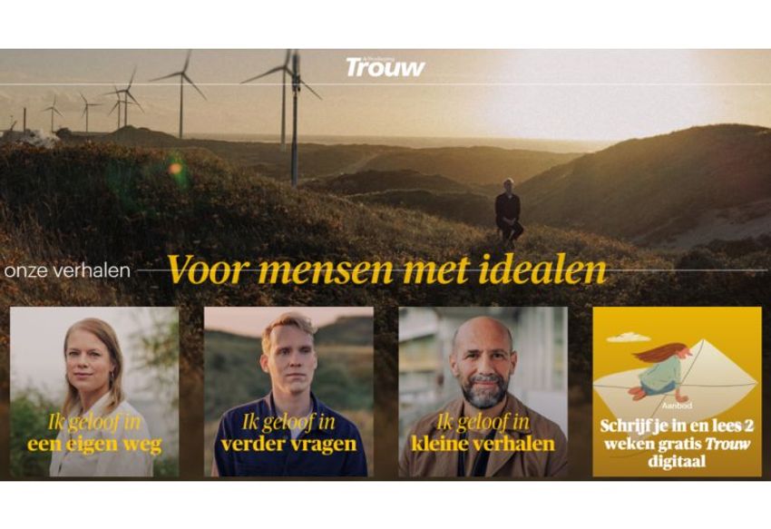 Trouw lanceert nieuwe merkcampagne 
