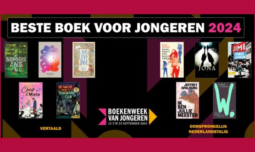 Nominaties Beste Boek voor Jongeren bekend 