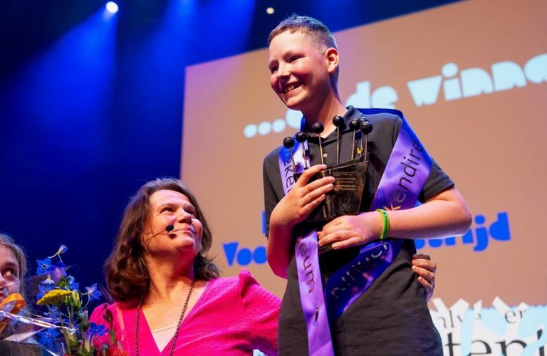 Fedde Ebbing is de Nationale Voorleeskampioen