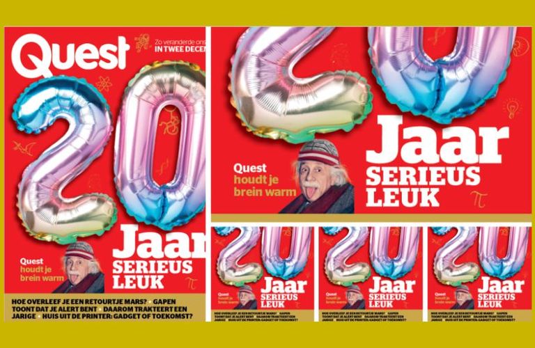 Quest viert 20-jarig bestaan, met restyling en digitale groei