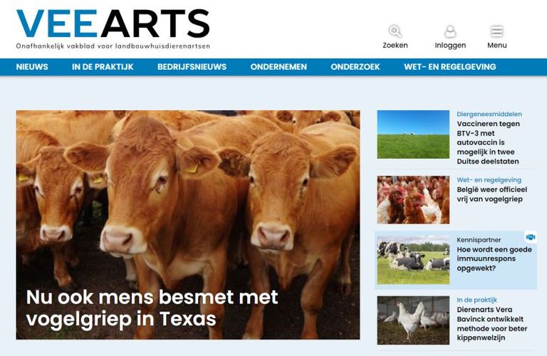 Libre Uitgeverij neemt vakblad ‘Veearts’ over
