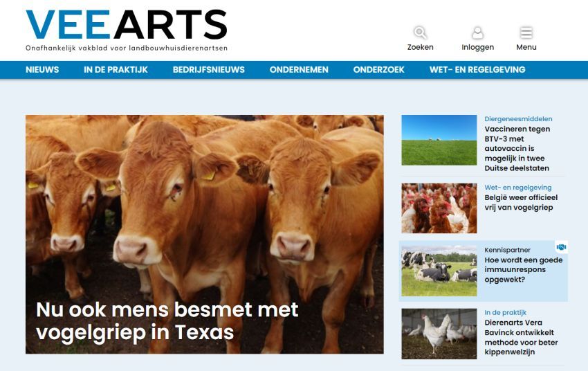 Libre Uitgeverij neemt vakblad ‘Veearts’ over