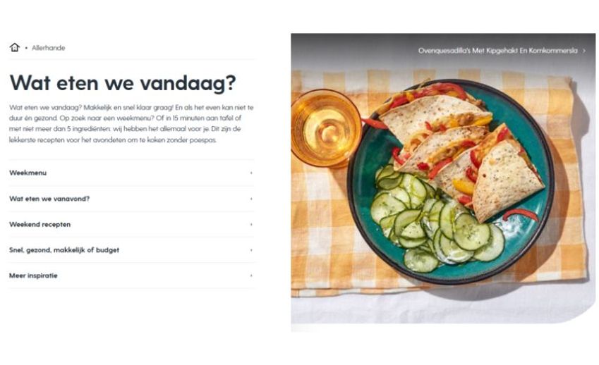  Allerhande-recepten dagelijks in AD en regionale kranten