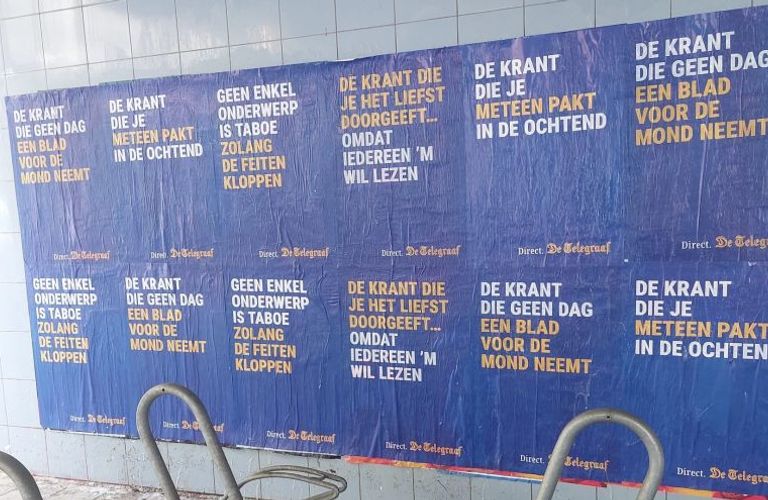 De Telegraaf lanceert merkcampagne: Direct. De Telegraaf.