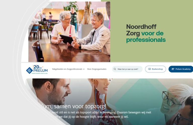 Noordhoff Zorg en Prelum bundelen krachten