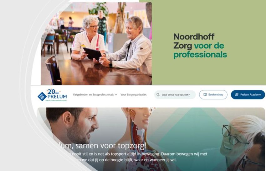 Noordhoff Zorg en Prelum bundelen krachten