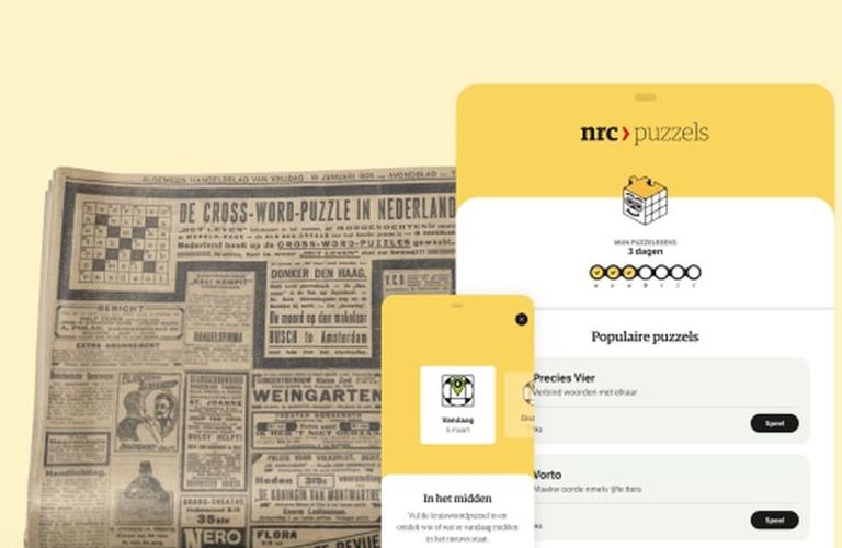 NRC Puzzels: 100 Jaar puzzelen, van papier tot app