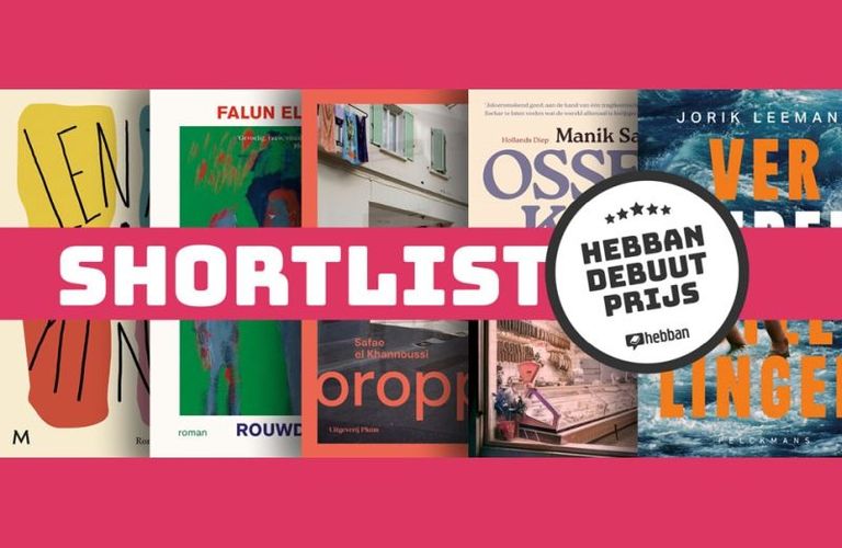 Shortlist Hebban Debuutprijs bekend