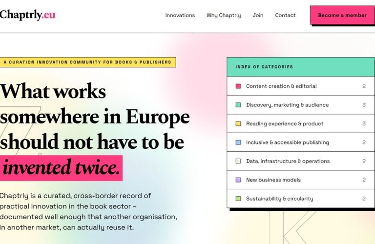 Nieuw Europees platform Chaptrly.eu gaat live op de Frankfurter Buchmesse