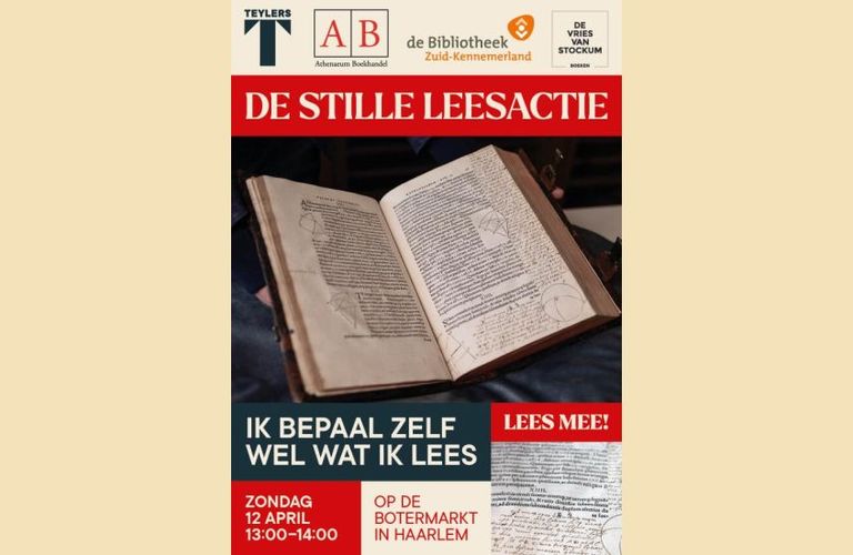 Haarlem leest in stilte: ‘Ik bepaal zelf wel wat ik lees’