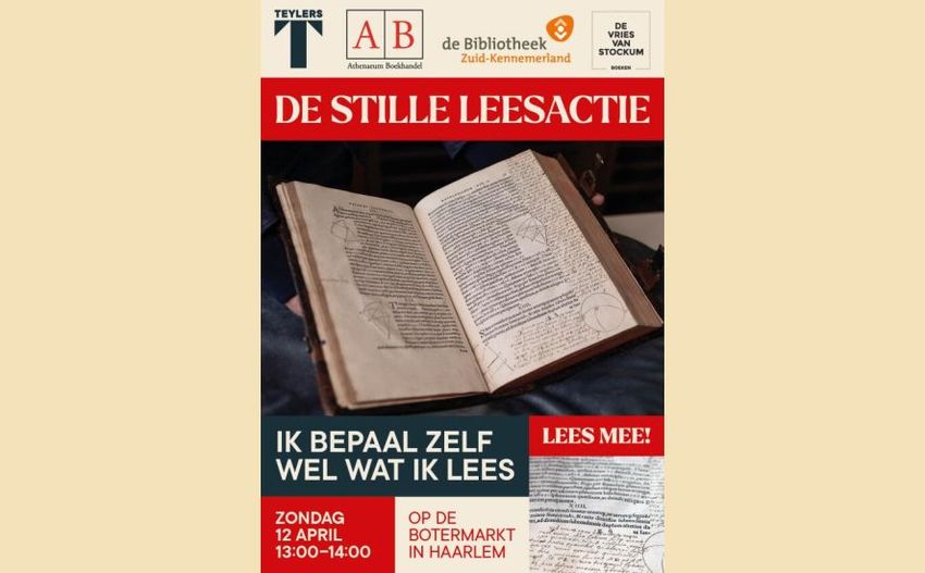 Haarlem leest in stilte: ‘Ik bepaal zelf wel wat ik lees’